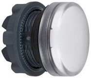 PILOT LIGHT HEAD, WHITE, ROUND, 22MM