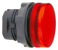 PILOT LIGHT HEAD, RED, ROUND, 22MM