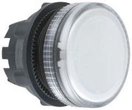 PILOT LIGHT HEAD, CLEAR, ROUND, 22MM