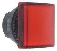 PILOT LIGHT HEAD, RED, SQUARE, 22MM