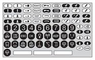 ADHESIVE LABEL KIT, REMOTE DEVICE