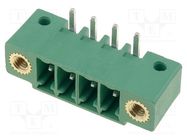 Pluggable terminal block; 3.5mm; ways: 4; angled 90°; socket; male PHOENIX CONTACT