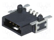 Connector: wire-board; female; PIN: 4; 1.27mm; har-flexicon®; SMT HARTING