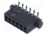 Connector: wire-board; female; PIN: 6; 2.54mm; har-flexicon®; SMT HARTING