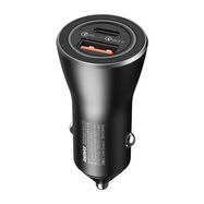 Car charger USB, USB-C  Remax RCC107 (black), Remax