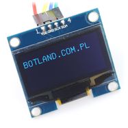 OLED blue graphic display 1.3’’ 128x64px I2C v2 - blue characters - SH1106