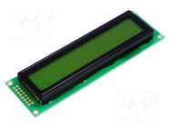 Display: LCD; alphanumeric; STN Positive; 24x2; 118x36x13.5mm; LED DISPLAY ELEKTRONIK