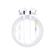 Earphones Remax RM-533, 3.5 mini jack, 1.2m (white), Remax