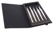 TWEEZERS KIT OF 5 HIGH PRECISION