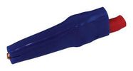 ALLIGATOR CLIP, 7.9MM, BLUE, 10A