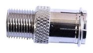 RF ADAPTER, F PLUG-F JACK, 75 OHM
