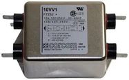POWER LINE FILTER, 1PHASE, 10A, QC