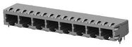 RJ45 CONNECTOR, JACK, 8P8C, 8PORT, CAT5