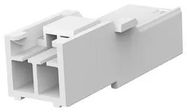 CONNECTOR HOUSING, RCPT, 2POS, 3.96MM