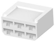 CONNECTOR HOUSING, RCPT, 6POS