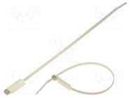 Cable tie; with label; L: 270mm; W: 4.6mm; polyamide; 215.5N KSS WIRING