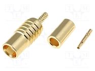 Connector: MCX; plug; female; straight; 50Ω; RG178(A,B),RG196(A) AMPHENOL RF