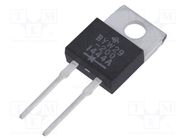 Diode: rectifying; THT; 200V; 8A; tube; Ifsm: 100A; TO220AC; 25ns VISHAY