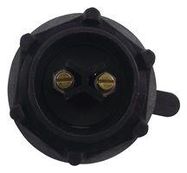 CIRCULAR CONNECTOR, PLUG, 2 WAY, PANEL