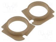 Spacer ring; MDF; 165mm; VW; impregnated,varnished; 2pcs. 4CARMEDIA