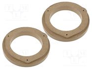 Spacer ring; MDF; 130mm; Daewoo; impregnated,varnished; 2pcs. 4CARMEDIA