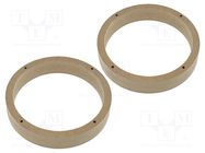 Spacer ring; MDF; 165mm; Chevrolet,Daewoo; impregnated,varnished 4CARMEDIA