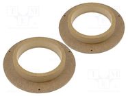 Spacer ring; MDF; 165mm; Fiat; impregnated,varnished; 2pcs. 4CARMEDIA