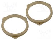 Spacer ring; MDF; 165mm; Toyota; impregnated,varnished; 2pcs. 4CARMEDIA