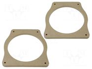 Spacer ring; MDF; 165mm; Mitsubishi; impregnated,varnished; 2pcs. 4CARMEDIA