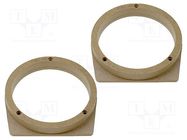 Spacer ring; MDF; 165mm; Honda; impregnated,varnished; 2pcs. 4CARMEDIA