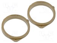 Spacer ring; MDF; 165mm; Subaru; impregnated,varnished; 2pcs. 4CARMEDIA