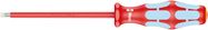 3160 i VDE Insulated screwdriver for slotted screws, stainless, 0.6x3.5x100, Wera