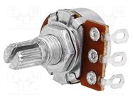 Potentiometer: shaft; single turn; 50kΩ; 125mW; ±20%; on cable; 6mm SR PASSIVES