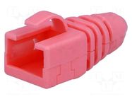 RJ45 plug boot; pink MH CONNECTORS