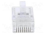 Connector: RJ45; plug; PIN: 8; Layout: 8p8c; for cable; IDC,crimped MH CONNECTORS