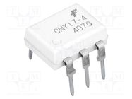 Optocoupler; THT; Ch: 1; OUT: transistor; 4.17kV; DIP6; CNY17 ONSEMI