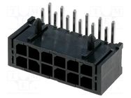 Connector: wire-board; socket; male; MF30; 3mm; PIN: 12; THT; 5A; 10mΩ AMPHENOL COMMUNICATIONS SOLUTIONS