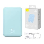 Powerbank Baseus Magnetic Mini 20000mAh, USB-C 20W MagSafe (blue), Baseus