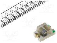 LED; SMD; 0805; orange; 100÷120mcd; 2x1.25x0.8mm; 120°; 20mA; 78mW OPTOSUPPLY