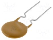 Fuse: PTC polymer; 1.6A; Ø10.2mm; THT; 5.1mm BOURNS