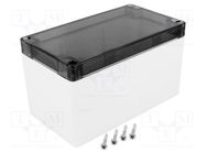 Enclosure: multipurpose; X: 90mm; Y: 160mm; Z: 90mm; 1554; grey; IP66 HAMMOND