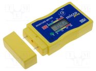 Hygrometer; LCD; 0.1%RH; 6÷50%RH; Display: 3,5 digit 