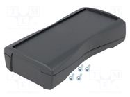 Enclosure: for remote controller; BOS-Streamline; IP40; X: 72.9mm BOPLA