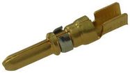 CRIMP PIN, GOLD, 12-14AWG