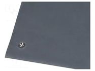 Mat: bench; ESD; grey; L: 1.2m; Width: 600mm; Thick: 1.7mm DESCO EUROPE