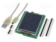 Display: TFT; 2.8"; 240x320; Interface: USB OTG MIKROE