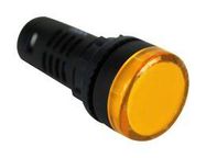 PILOT LIGHT, 22MM, YELLOW, 24V