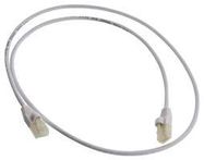 ENET CABLE, RJ45 PLUG-PLUG, 3FT, WHITE