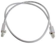 ENET CABLE, RJ45 PLUG-PLUG, 3FT, WHITE