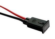 LED PANEL INDICATOR, RED, 125MCD, 2VDC